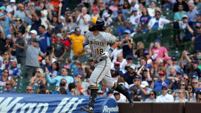 Brewers beat Cubs, Keston Hiura homers twice