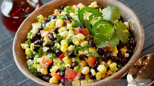 Southwest corn and black bean salad: recipe