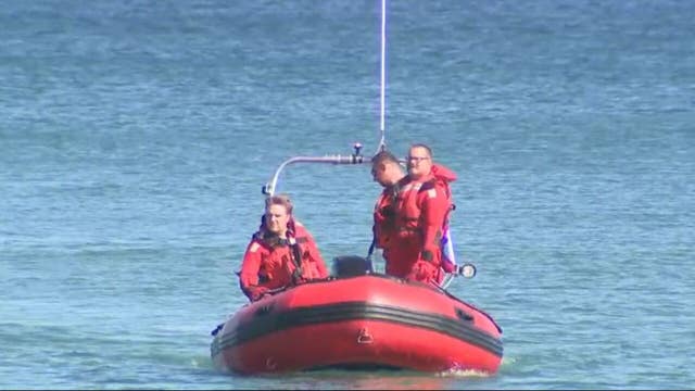 Port Washington Lake Michigan search, no 'child on log' found
