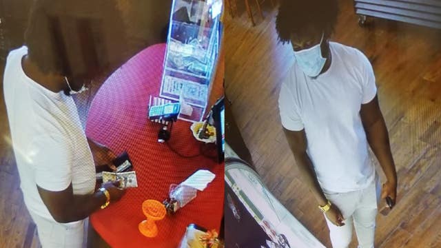 Port Washington Chocolate Chisel counterfeit bill, man sought