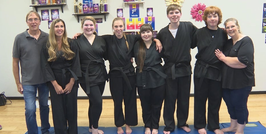 No shortage of black belts, toughness for karate family of 8