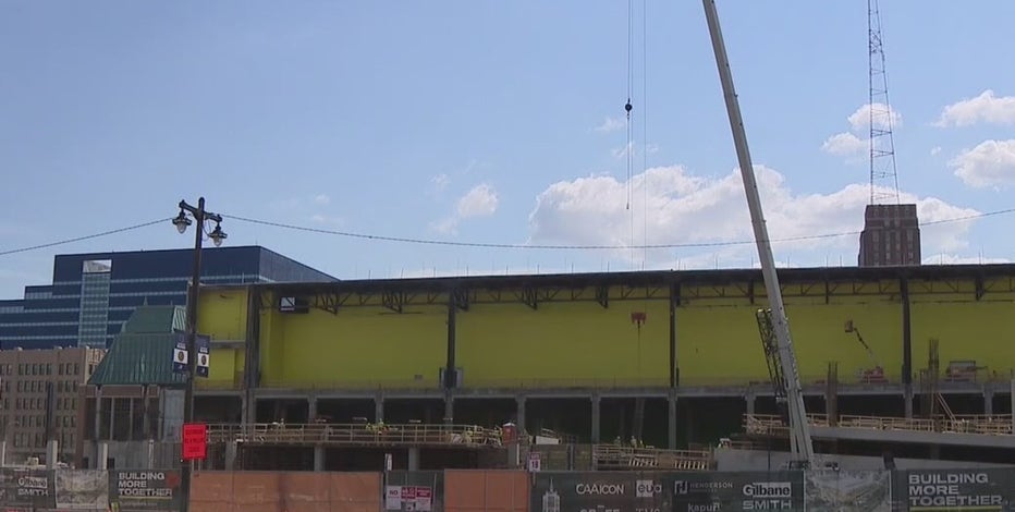 Wisconsin Center service corridor installed amid expansion project