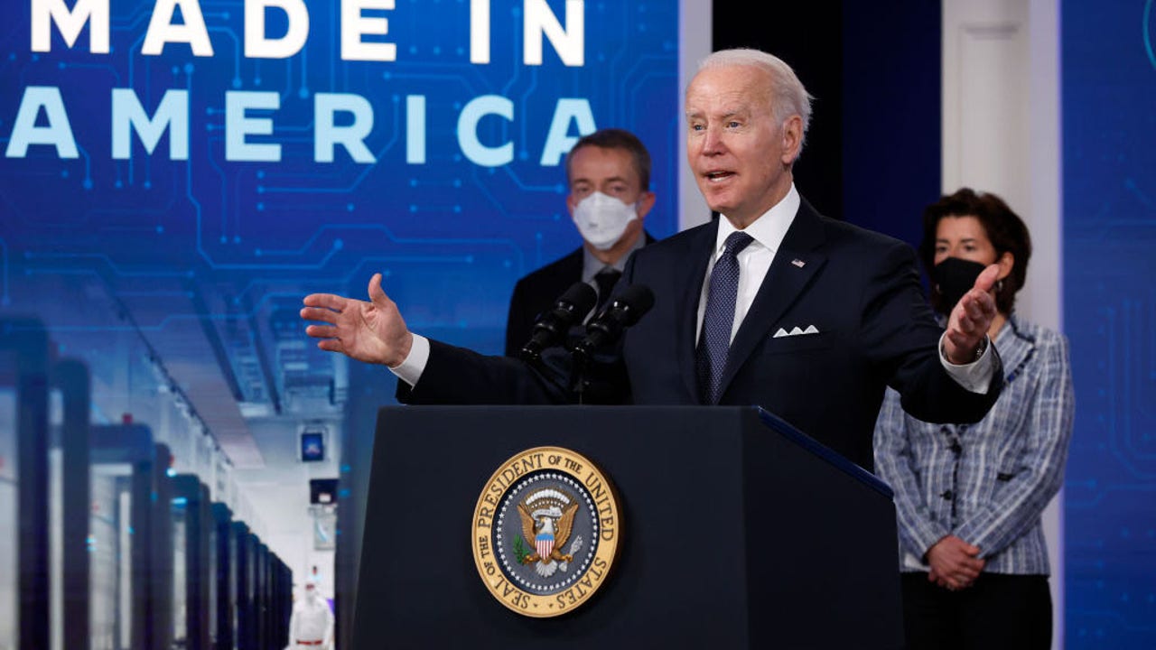 Biden visiting Ohio for groundbreaking of B Intel computer chip facility