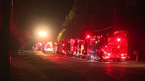 Cedarburg chimney fire on Covered Bridge Road