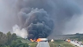 I-43 semi crash, fire in Belgium; victims identified