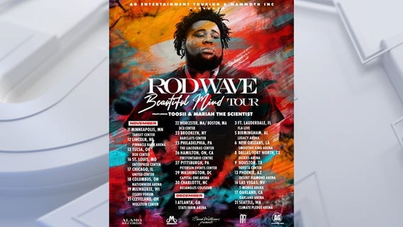 Rod Wave at Fiserv Forum on Nov. 19