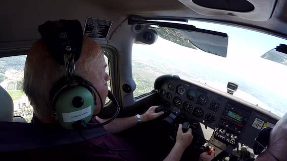 Pilot with dementia takes flight again: 'So much fun'