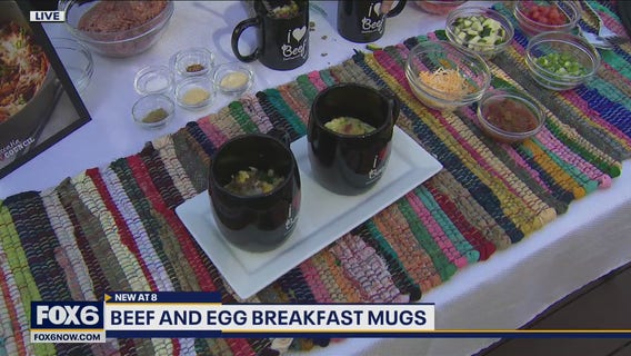 Beef and egg breakfast mugs: recipe