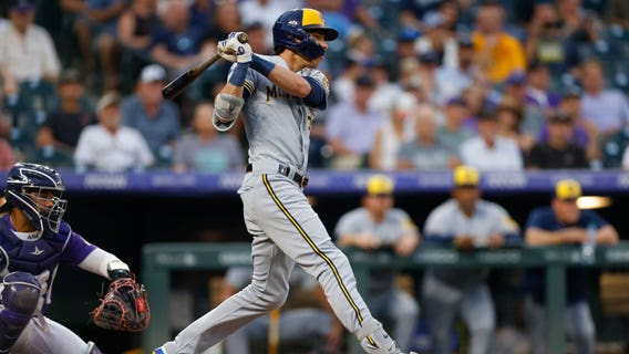 Rockies beat Brewers in 10 despite Yelich 499-foot HR