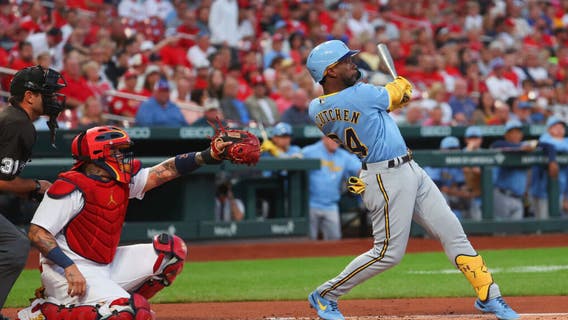 Brewers beat Cards 8-4, McCutchen homers, drives in 3