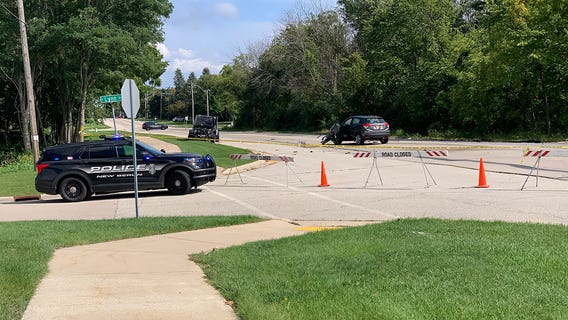 New Berlin crash; 1 ejected, 4 hospitalized