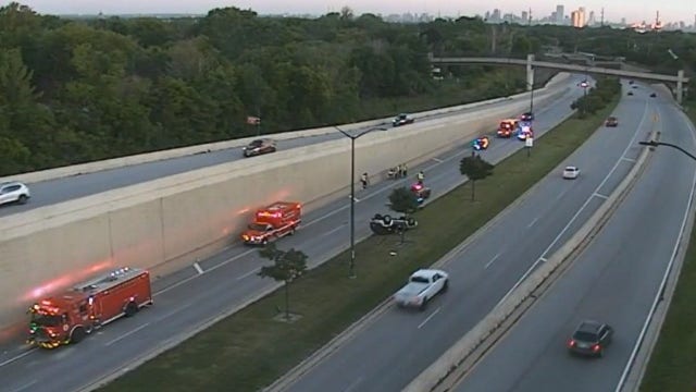 Rollover crash on WIS 794 near Howard; all lanes reopen
