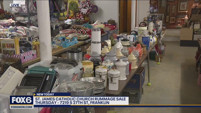 Indoor and outdoor sale: St. James Catholic Church