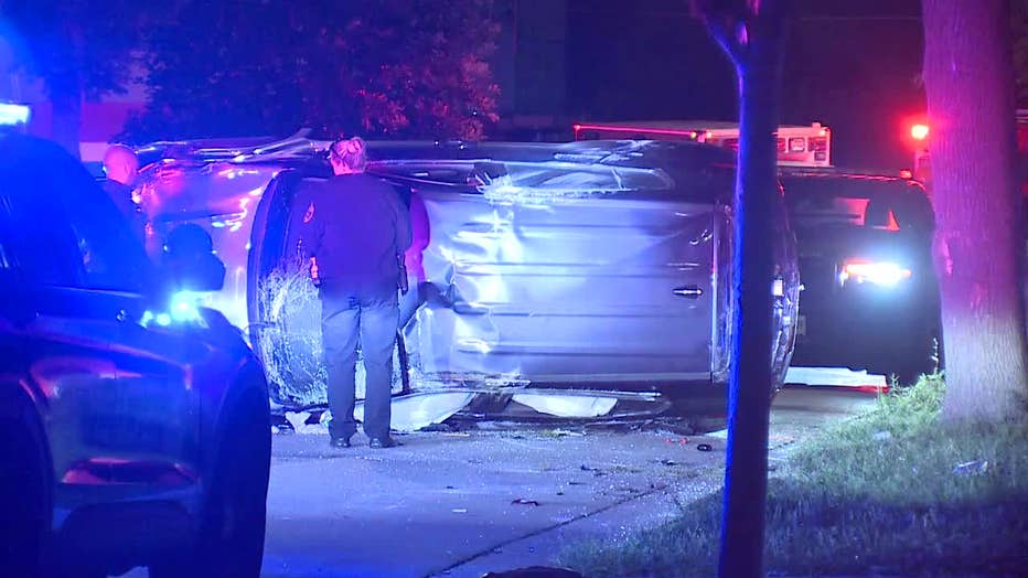 Milwaukee Pursuit, Stolen Car Crashed; 4 Teens Arrested