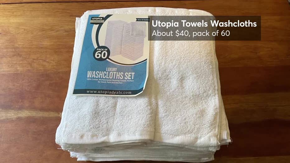 Utopia Towels Cotton White Washcloths Set - Pack of 60 - 100