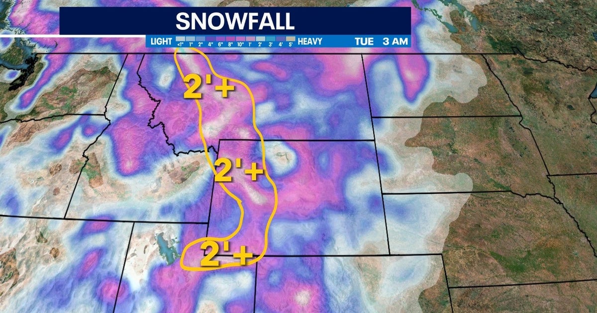 Massive snow totals for the Rockies as Wisconsin gets 70s | FOX6 Milwaukee