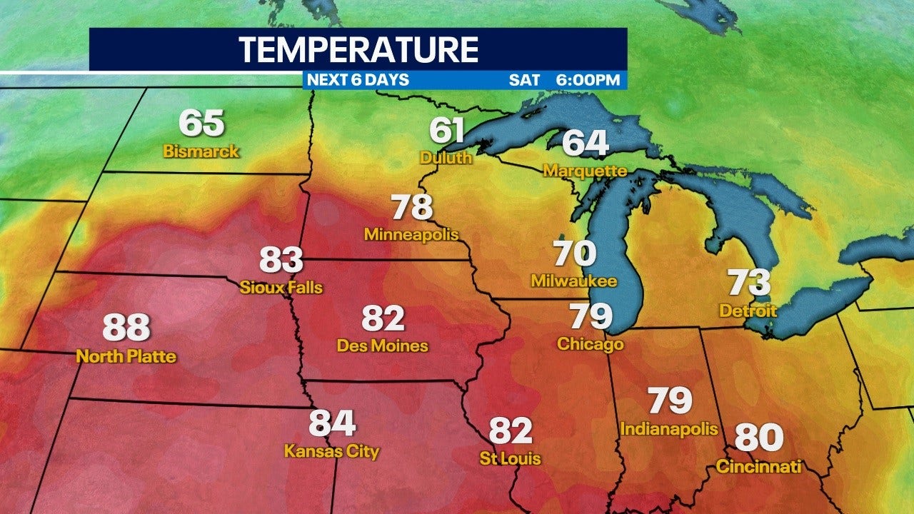 Warmer temps this weekend; highs near 70 degrees | FOX6 Milwaukee