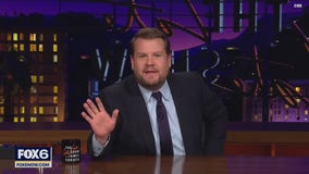 James Corden discusses Balthazar incident