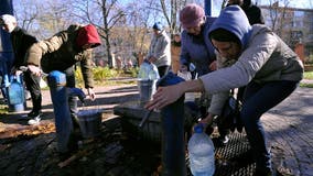 Barrage of Russian strikes hit Ukrainian cities, most of Kyiv without water