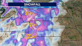 Massive snow totals for the Rockies as Wisconsin gets 70s
