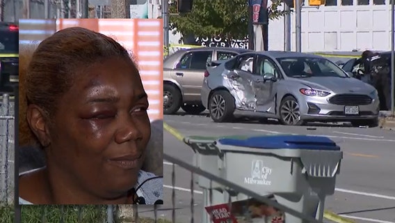 Milwaukee police chase, crash; woman injured voices frustration