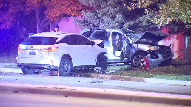 West Allis police chase, crash; 1 arrested, 3 hurt