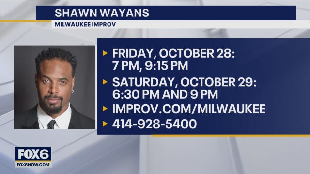Comedian Shawn Wayans in Milwaukee