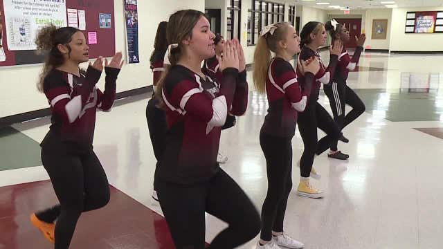 Kenosha Bradford's stomp cheer; diversity to school's athletics