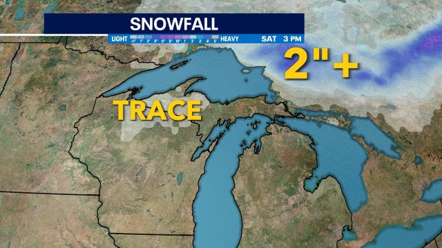 Snow potential up north this weekend