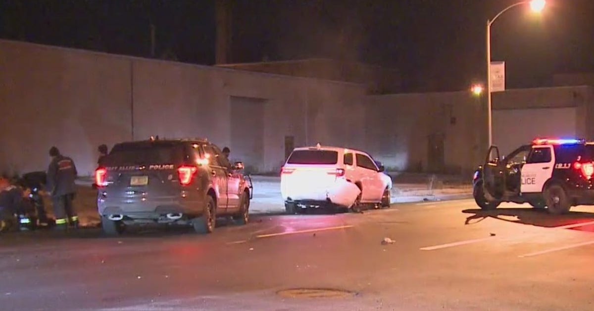West Allis police pursuit ends in crash; vehicle stolen | FOX6 Milwaukee