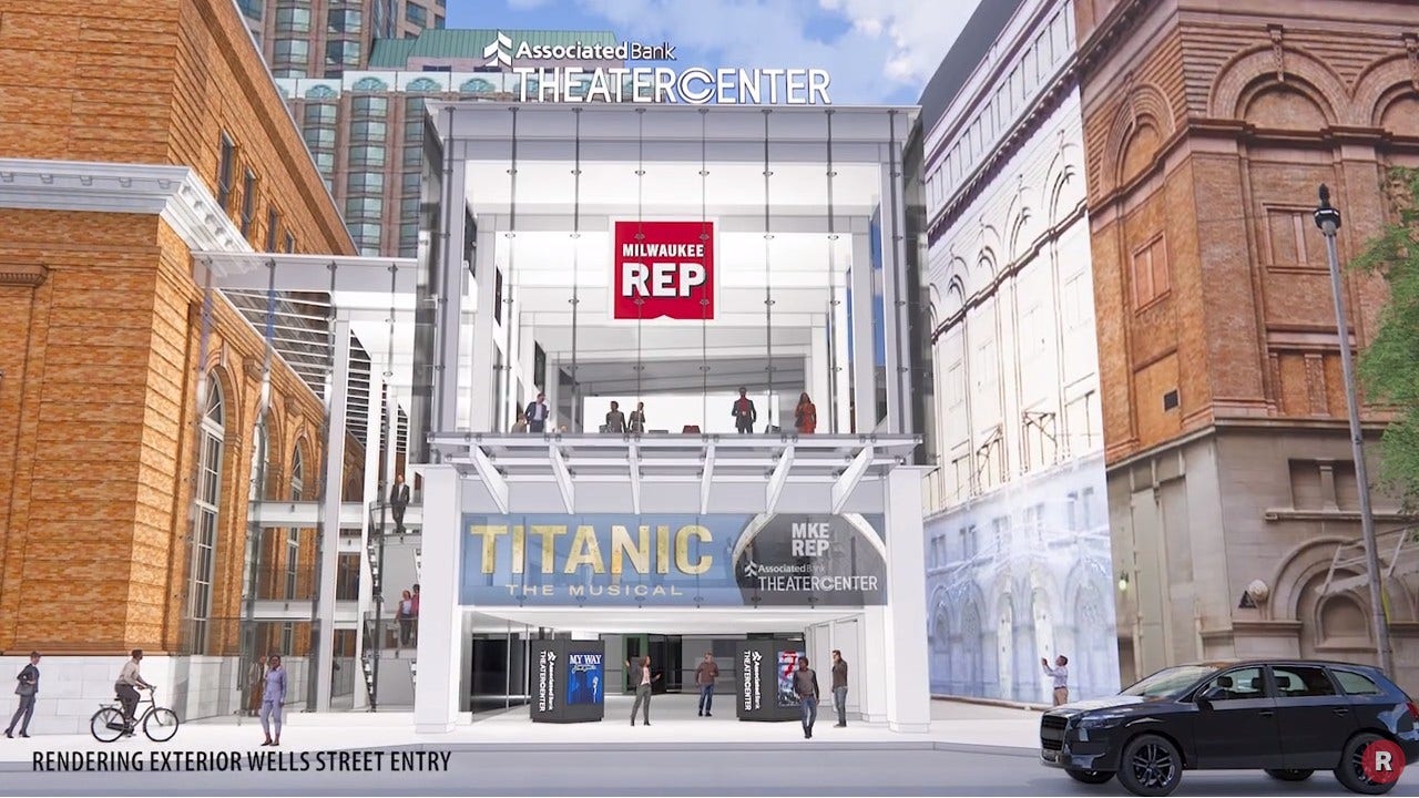 Milwaukee Rep launches campaign; Associated Bank Theater Center plans unveiled