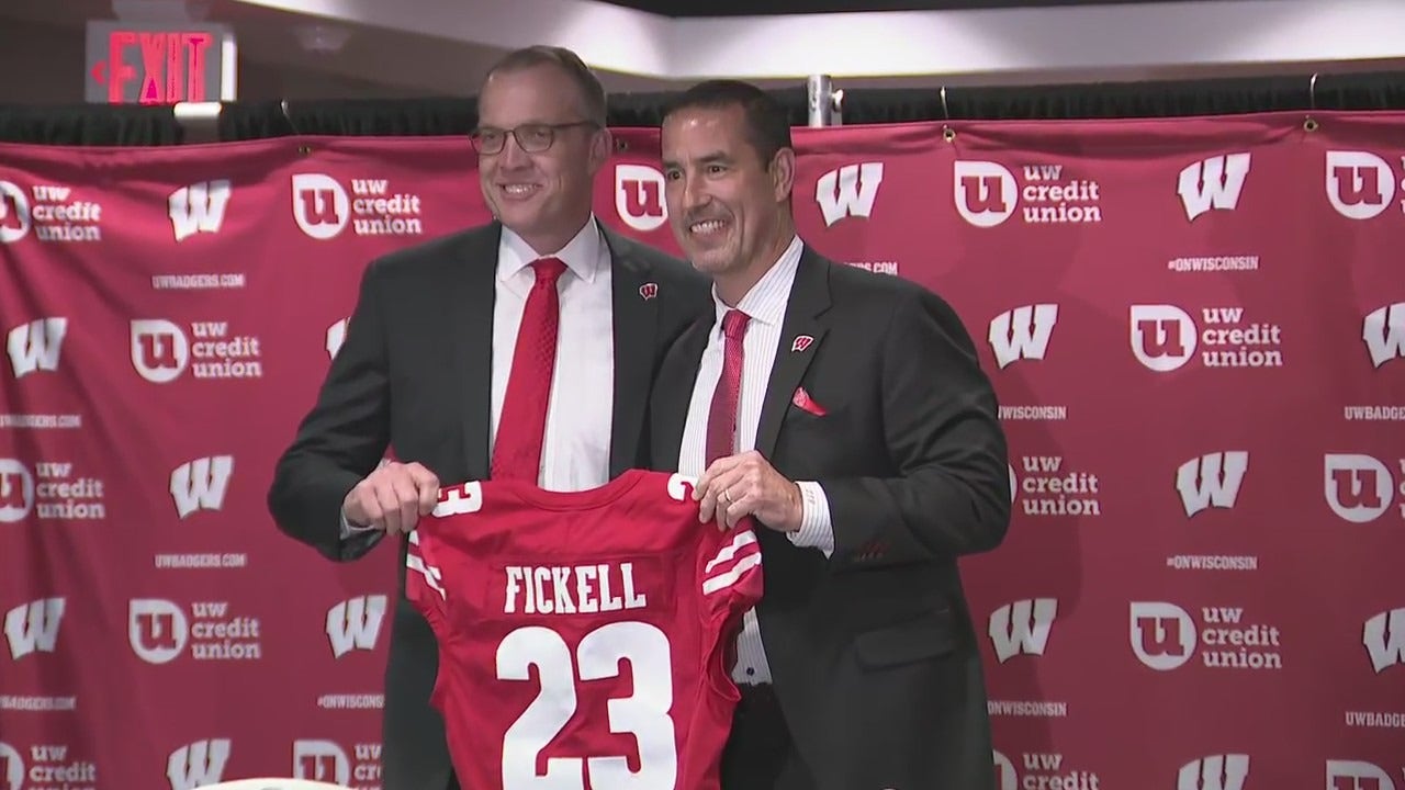 Wisconsin New Coach; Luke Fickell Introduced By University Officials ...