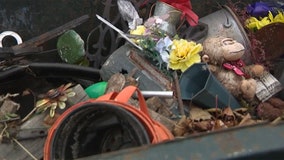 Kenosha cemetery gravesite items tossed, woman looking for owners