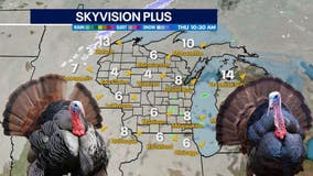 Thanksgiving regional forecast; calm and boring