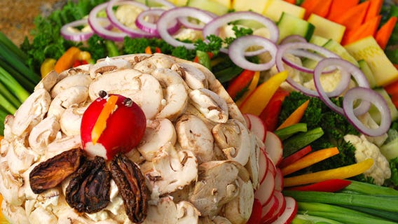 Turkey Appetizer Platter: recipe
