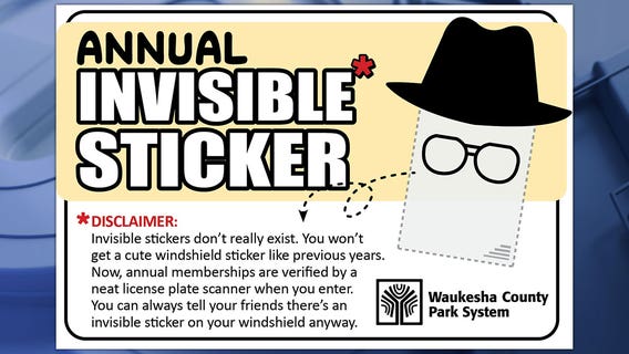Waukesha County Parks 2023 'invisible' annual stickers available Nov. 25