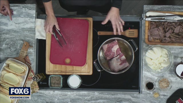 Beef French dip with au jus: recipe