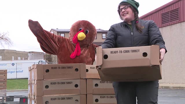 Feeding America Eastern Wisconsin turkey distribution; need growing