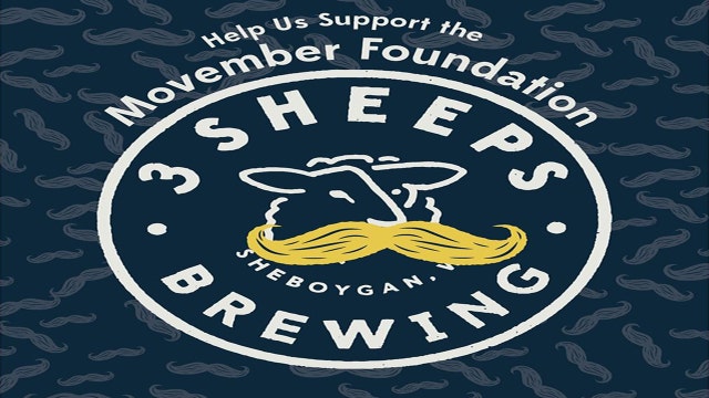 Movember at 3 Sheeps Brewing; raising awareness of men's health issues