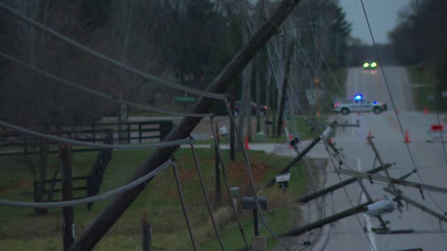 Powerful weekend winds; no power for 40 hours for some customers