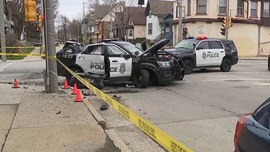 Milwaukee squad rollover crash, woman honored for helping officers ...