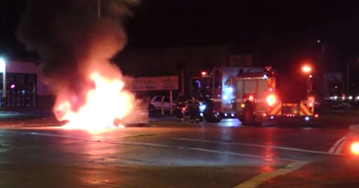 58th and Center vehicle fire; no injuries | FOX6 Milwaukee