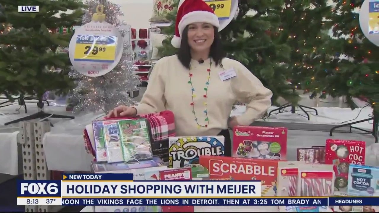 Packers players go holiday shopping with kids at Meijer