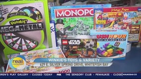 Holiday toys and games at Winkie's Toys & Variety