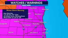 Southeast Wisconsin winter storm warning; temps plummet