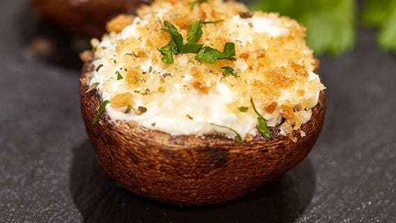Simply great stuffed mushrooms: recipe