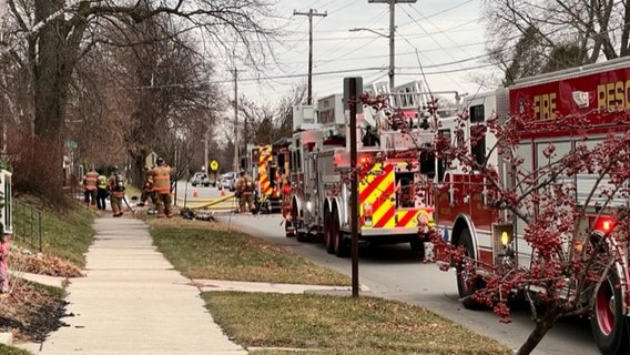 Sheboygan house fire on 5th and Geele; resident trapped
