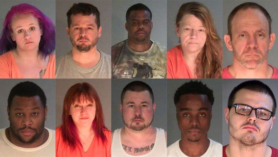 Fond du Lac meth ring; fentanyl conspiracy charges against 10 defendants