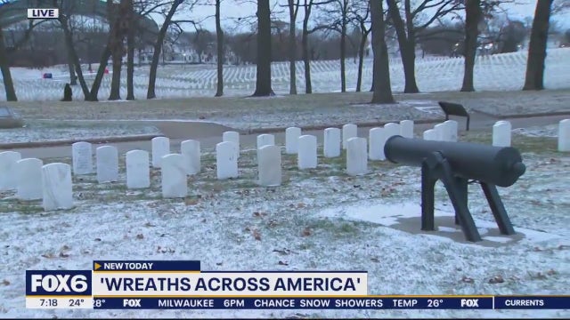 Wreaths Across America at Wood National Cemetery; honor veterans