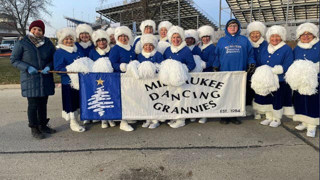 Milwaukee Dancing Grannies in West Allis parade on eve of Waukesha